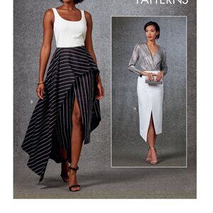 Vogue Sewing Pattern 1683 R10459 Wrap Skirt Misses Size 14-22